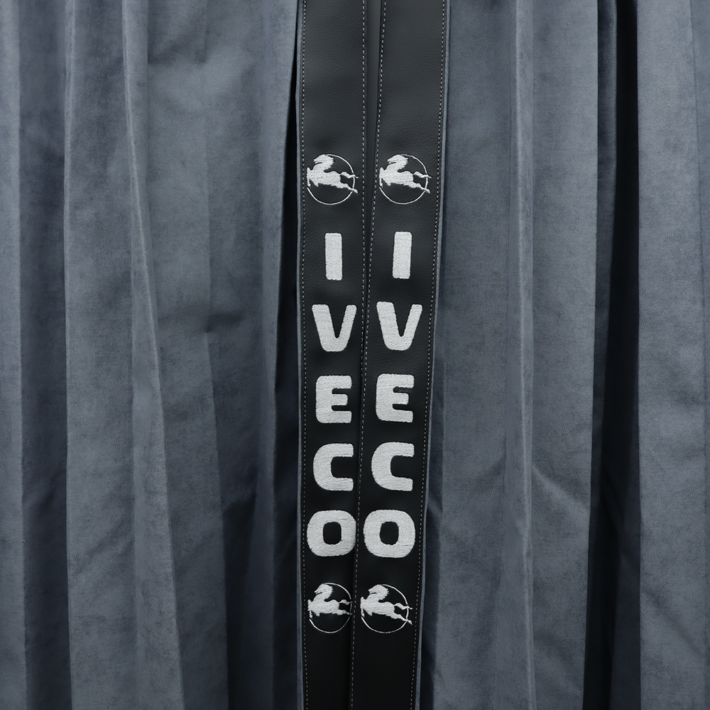 Штори Рогожка "Bow Folds" IVECO нічні сірі