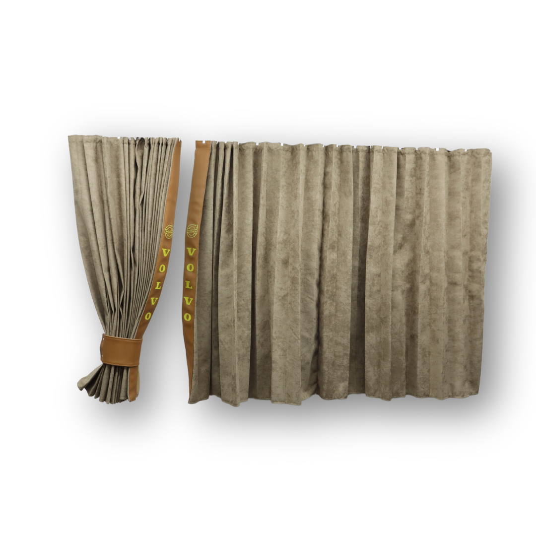 Шторы Рогожка "Bow Folds" VOLVO ночные бежевые Шторы Рогожка "Bow Folds" VOLVO ночные бежевые