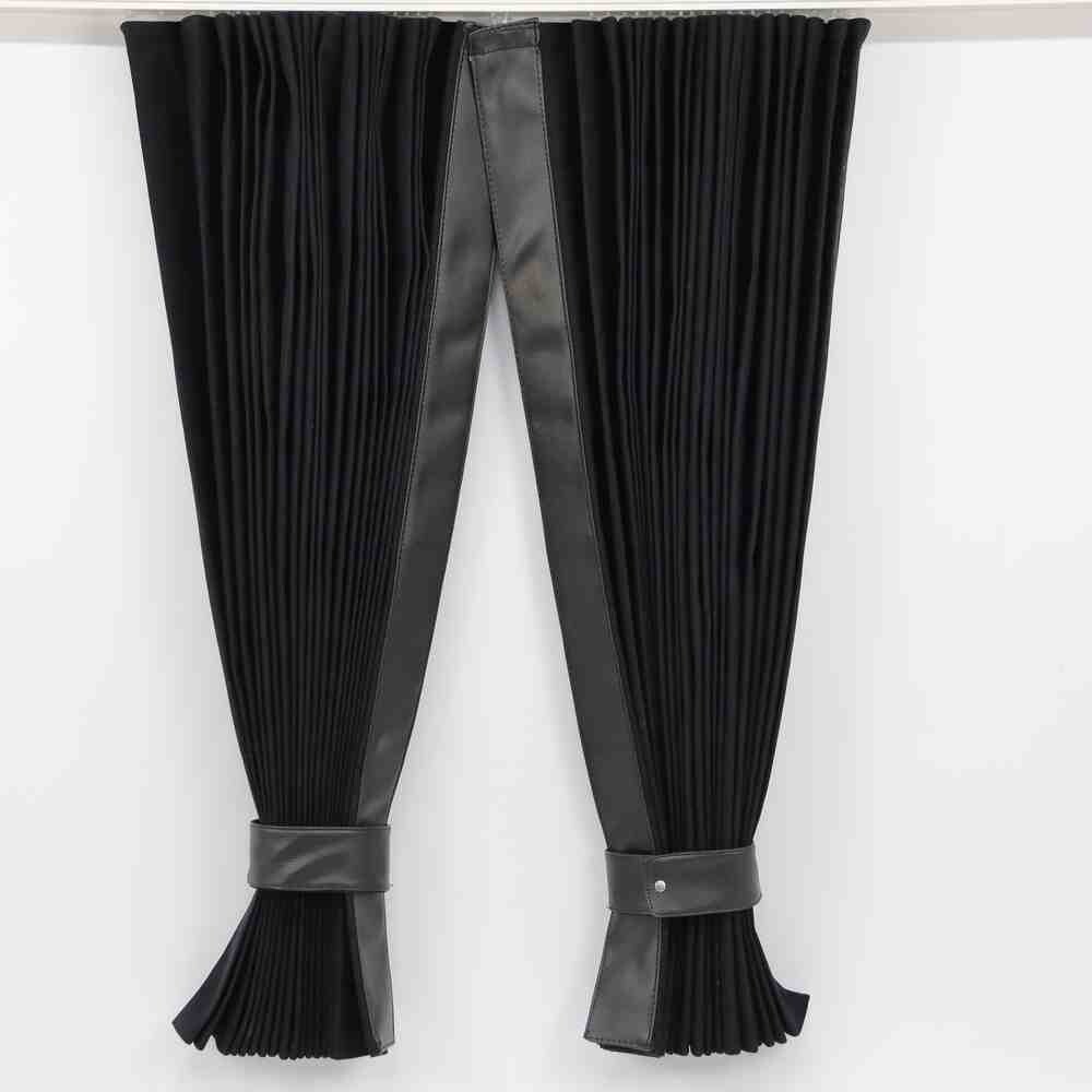 Штори Рогожка "Bow Folds" SCANIA нічні чорні, 2х сторонні