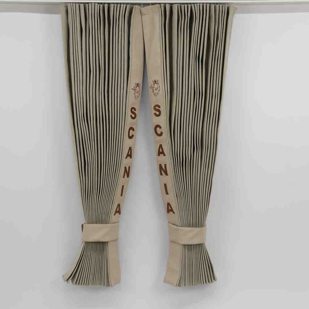 Шторы Рогожка "Bow Folds" SCANIA ночные бежевые