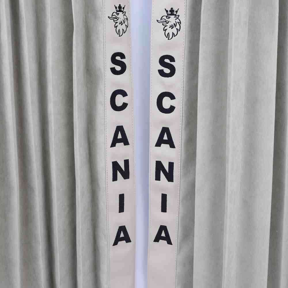 Шторы Рогожка "Bow Folds" SCANIA ночные бежевые