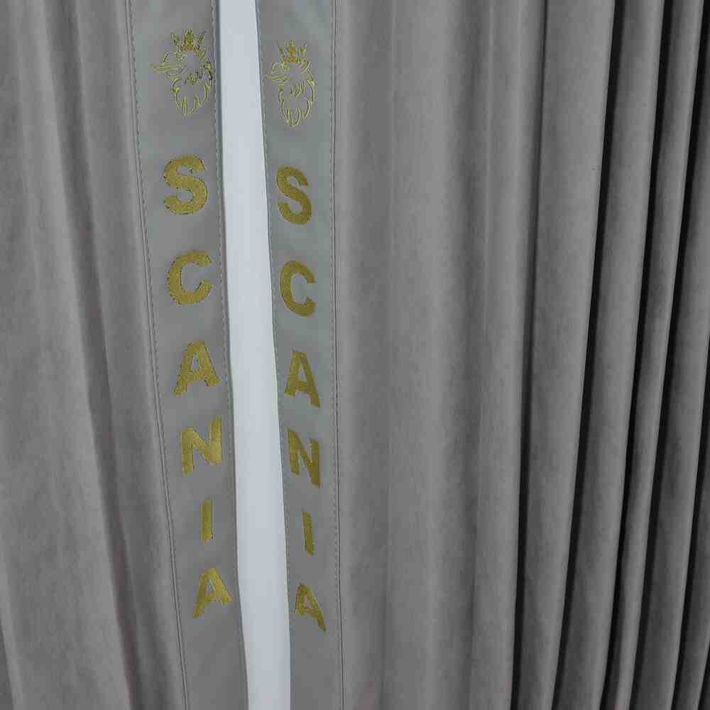 Шторы Рогожка "Bow Folds" SCANIA ночные серые