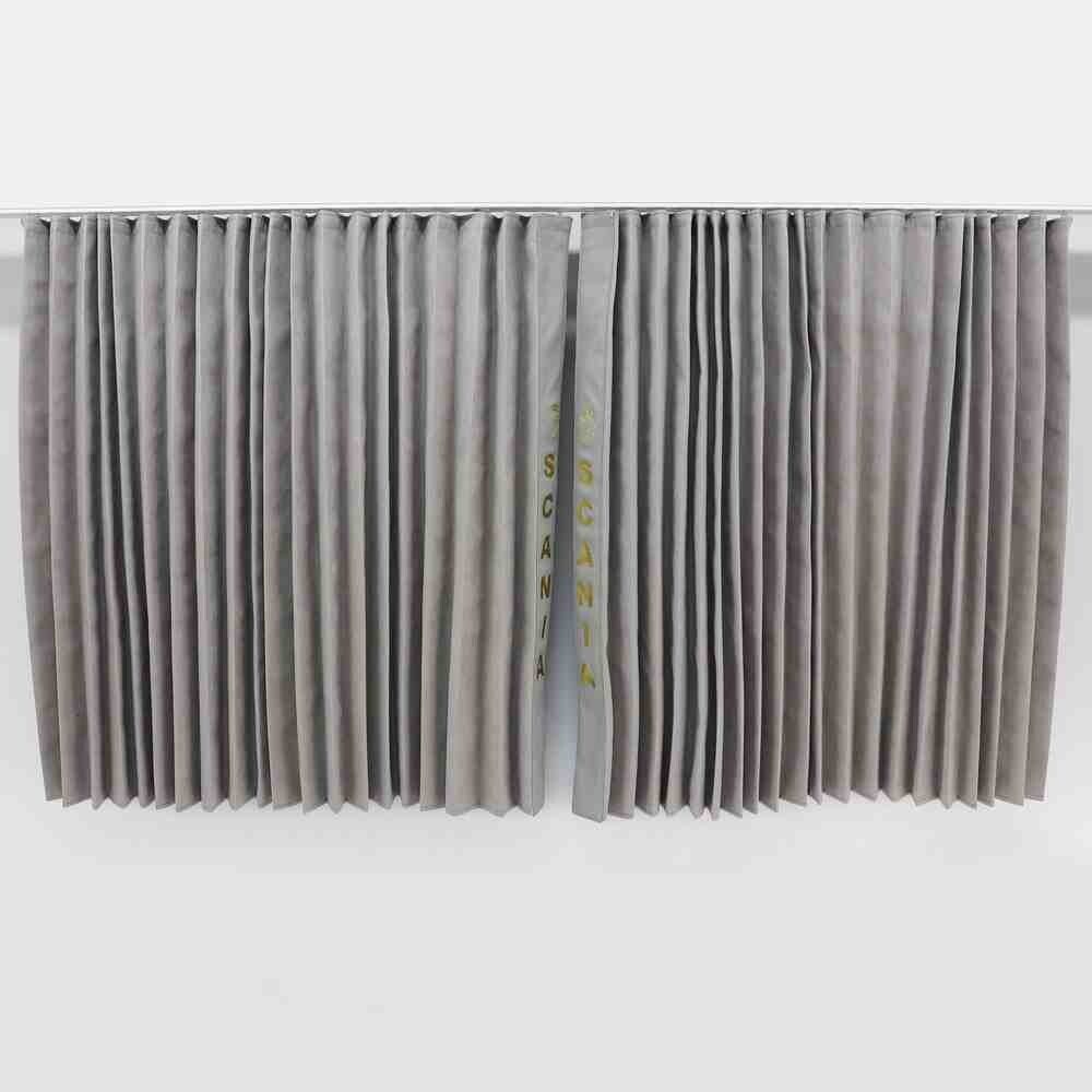 Шторы Рогожка "Bow Folds" SCANIA ночные серые