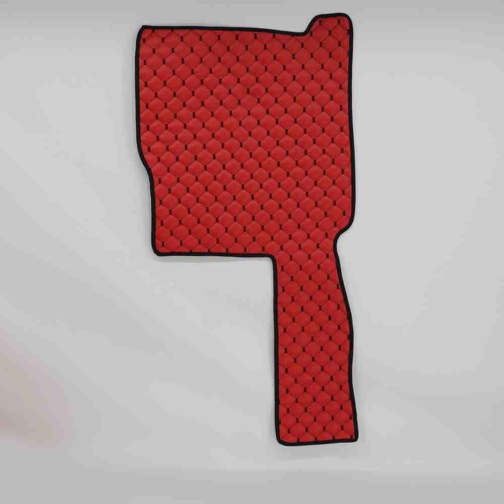 Коврик Экокожа VOLVO FM 2001-2020; АКПП, красный,