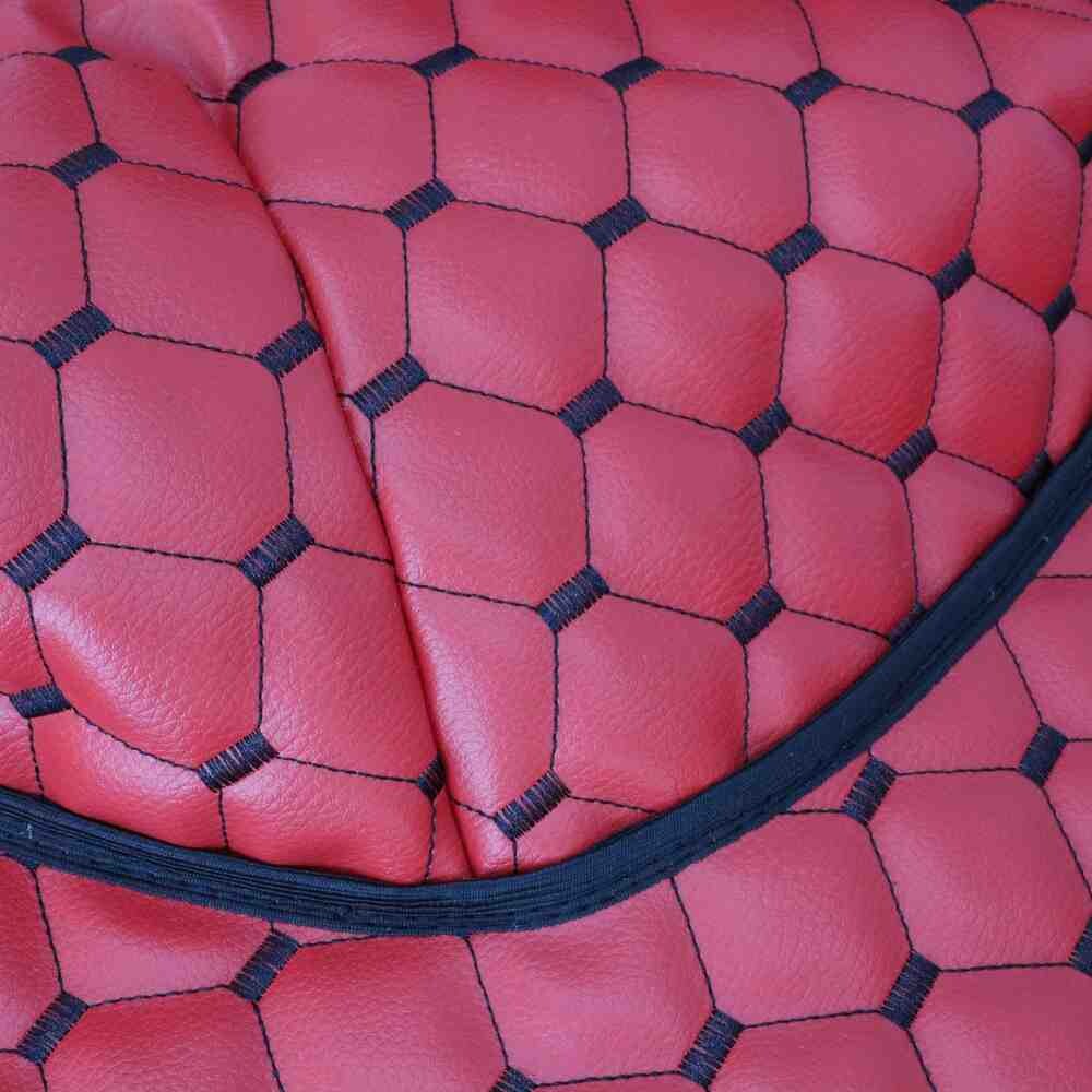 Коврик Экокожа VOLVO FM 2001-2020; АКПП, красный,