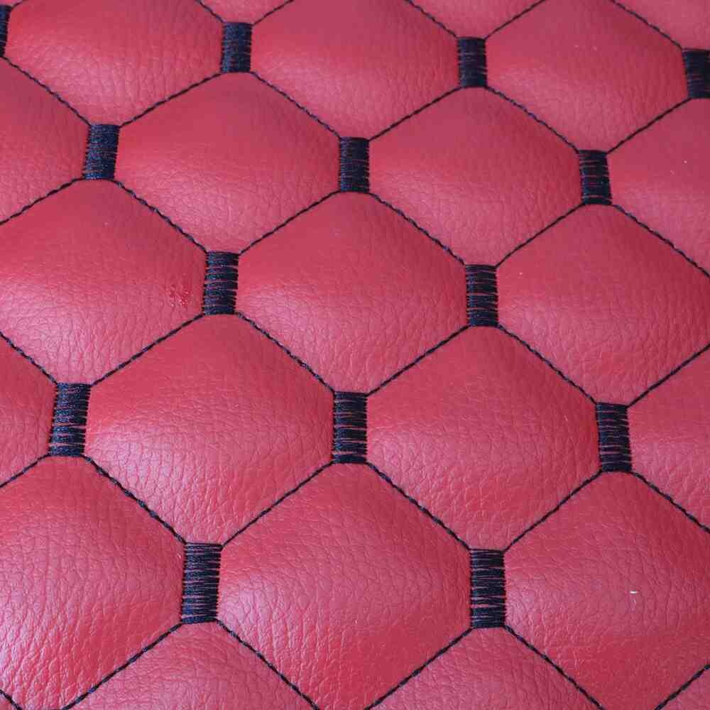 Коврик Экокожа VOLVO FM 2001-2020; АКПП, красный,