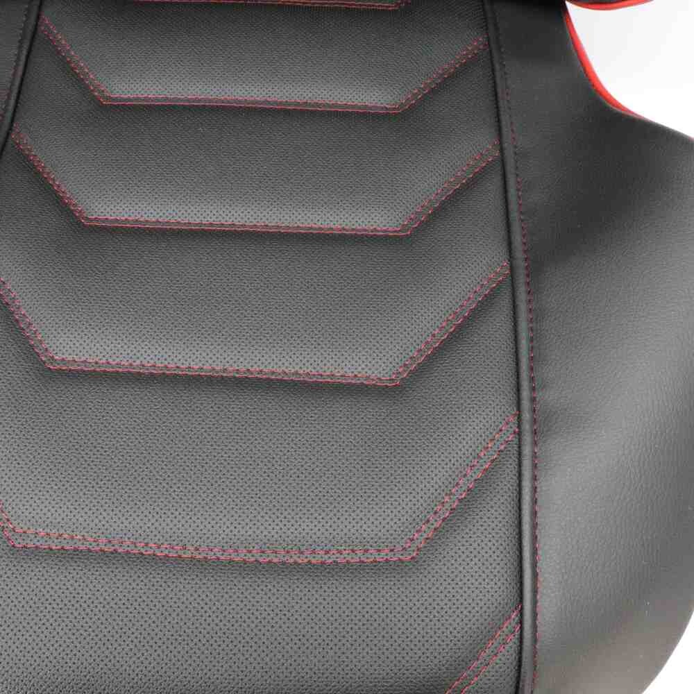 Чохол на сидіння MAN TGX,TGA,TGL,TGM,TGS; (2007-2020) 1 ремінь, водій (Низький) пасажир (Високий) перфорована шкіра чорна - боки чорні