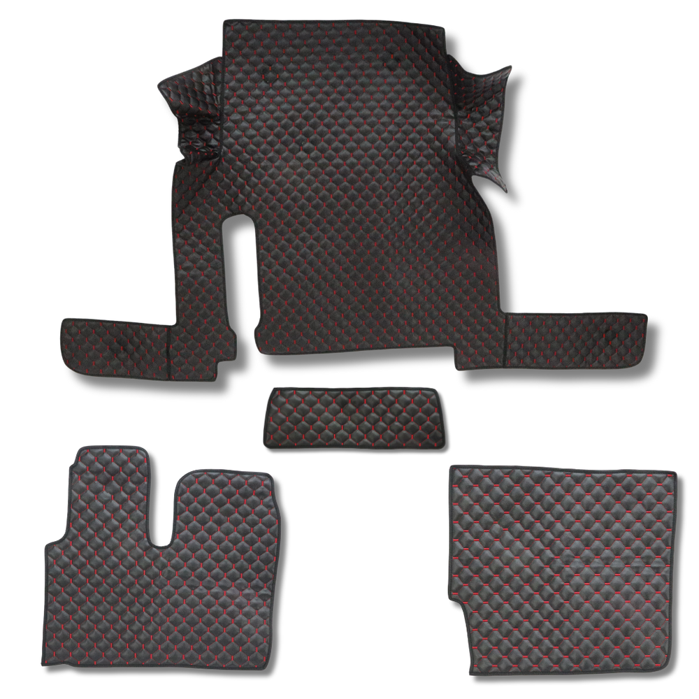 Килимок Екошкіра MAN TGX 2017-2020; 1ящ.,АКПП, чорний, Килимок Екошкіра MAN TGX 2017-2020; 1ящ.,АКПП, чорний,