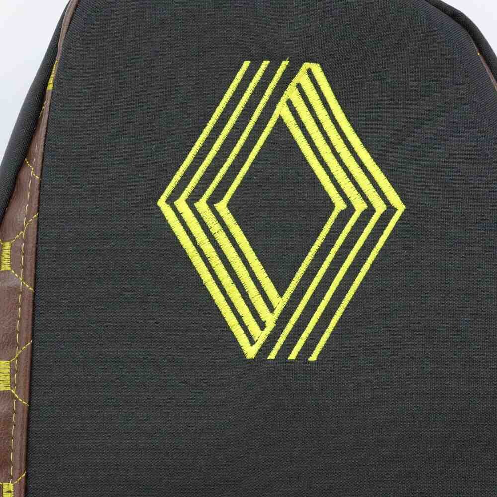 Чохол на сидіння Екошкіра, Renault Magnum (2001-2013) водій, пасажир поворотне сидіння, коричневий