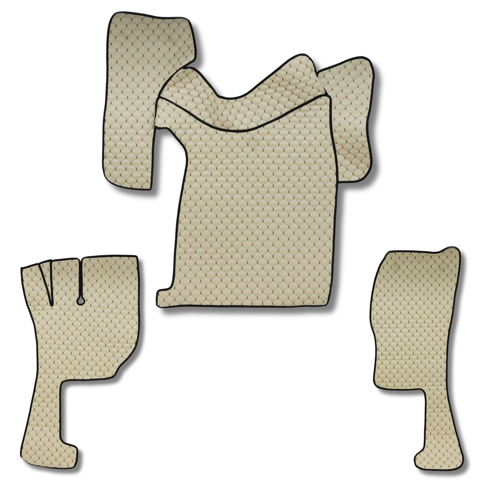 Коврик Экокожа VOLVO FH 1998-2002; МКПП, бежевый, Коврик Экокожа VOLVO FH 1998-2002; МКПП, бежевый,