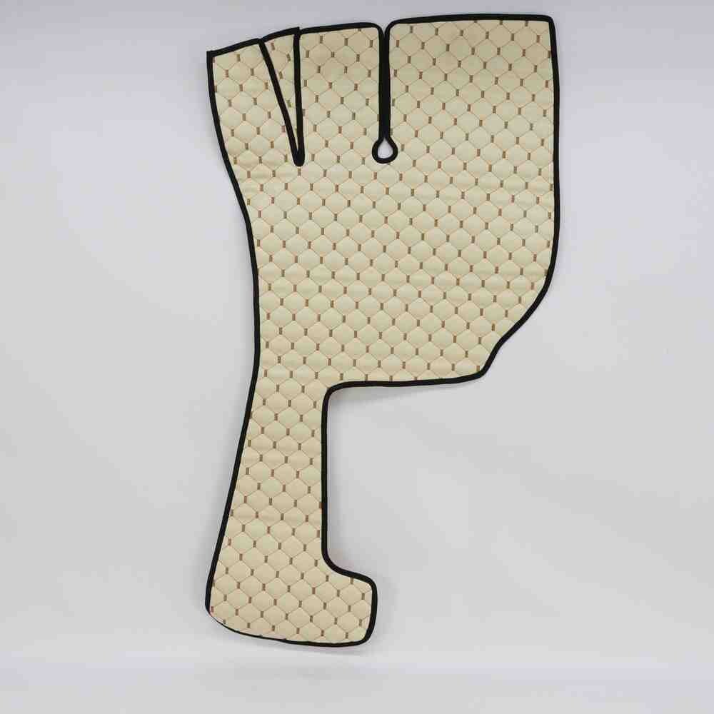 Коврик Экокожа VOLVO FH 1998-2002; МКПП, бежевый,