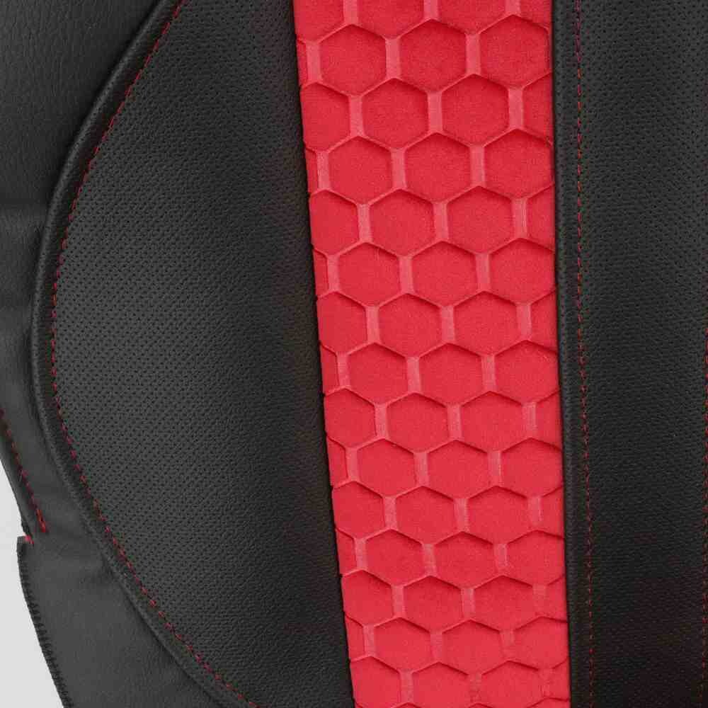 Чохол на сидіння Enterprise SCANIA R,G,P (2004-2017) водій пілот - пас. складне,  червоний