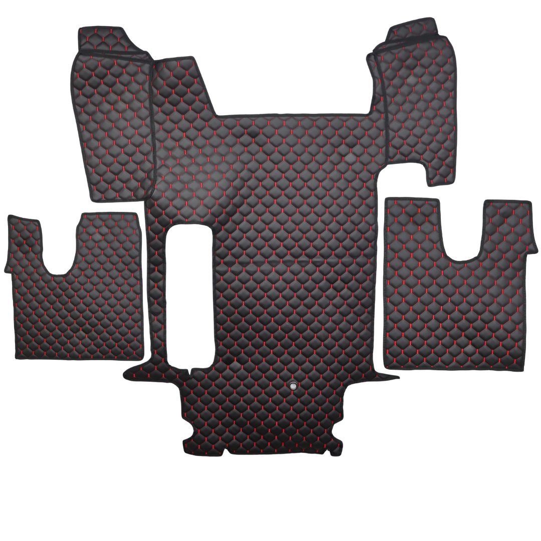 Коврик Экокожа MAN TGS 2007-2020;2 ящ, АКПП,черный,