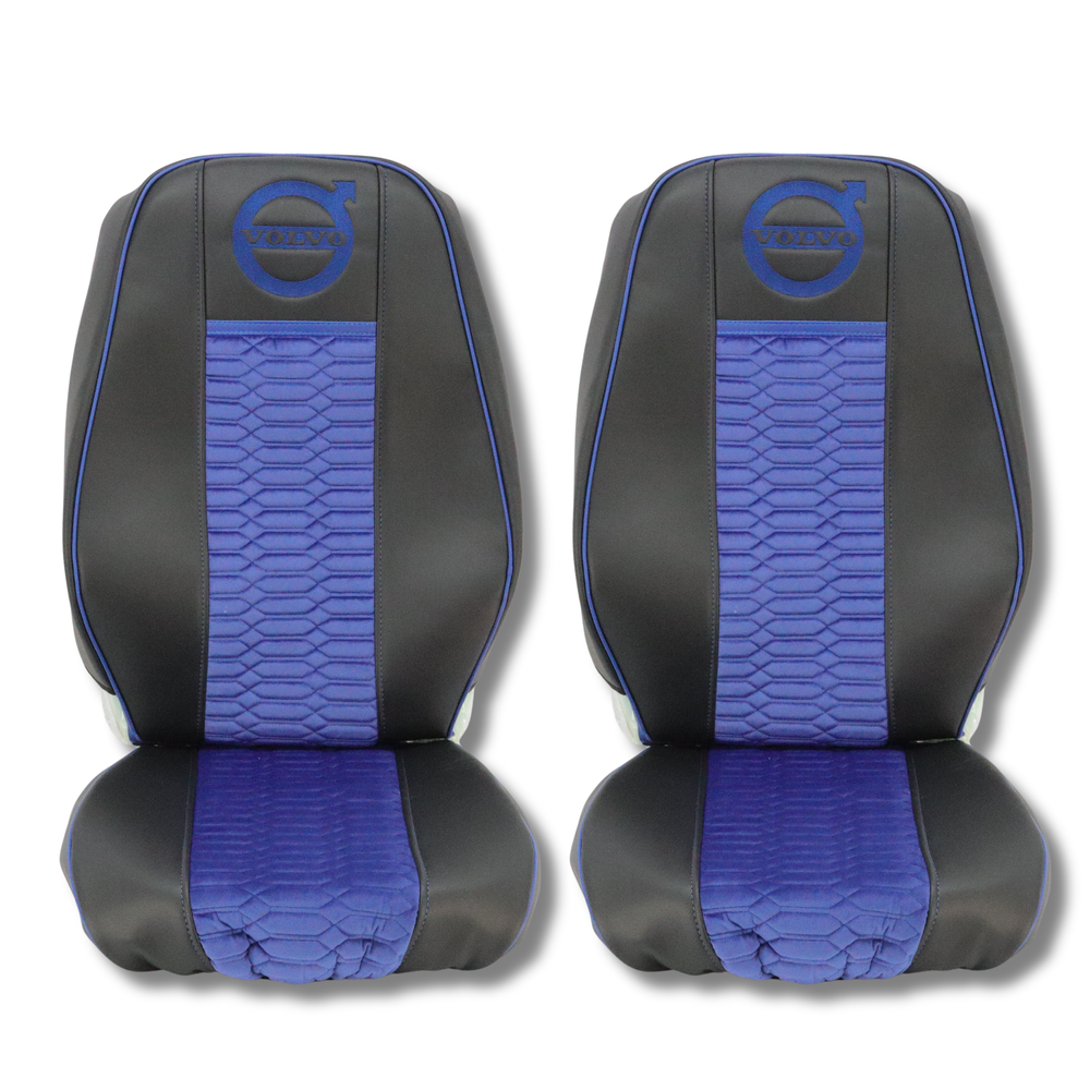 Чехол на сиденья KADIFE Велюр+Экокожа VOLVO FH FM (2002-2013) черная кожа-синий велюр(с подголовниками) Чехол на сиденья KADIFE Велюр+Экокожа VOLVO FH FM (2002-2013) черная кожа-синий велюр(с подголовниками)