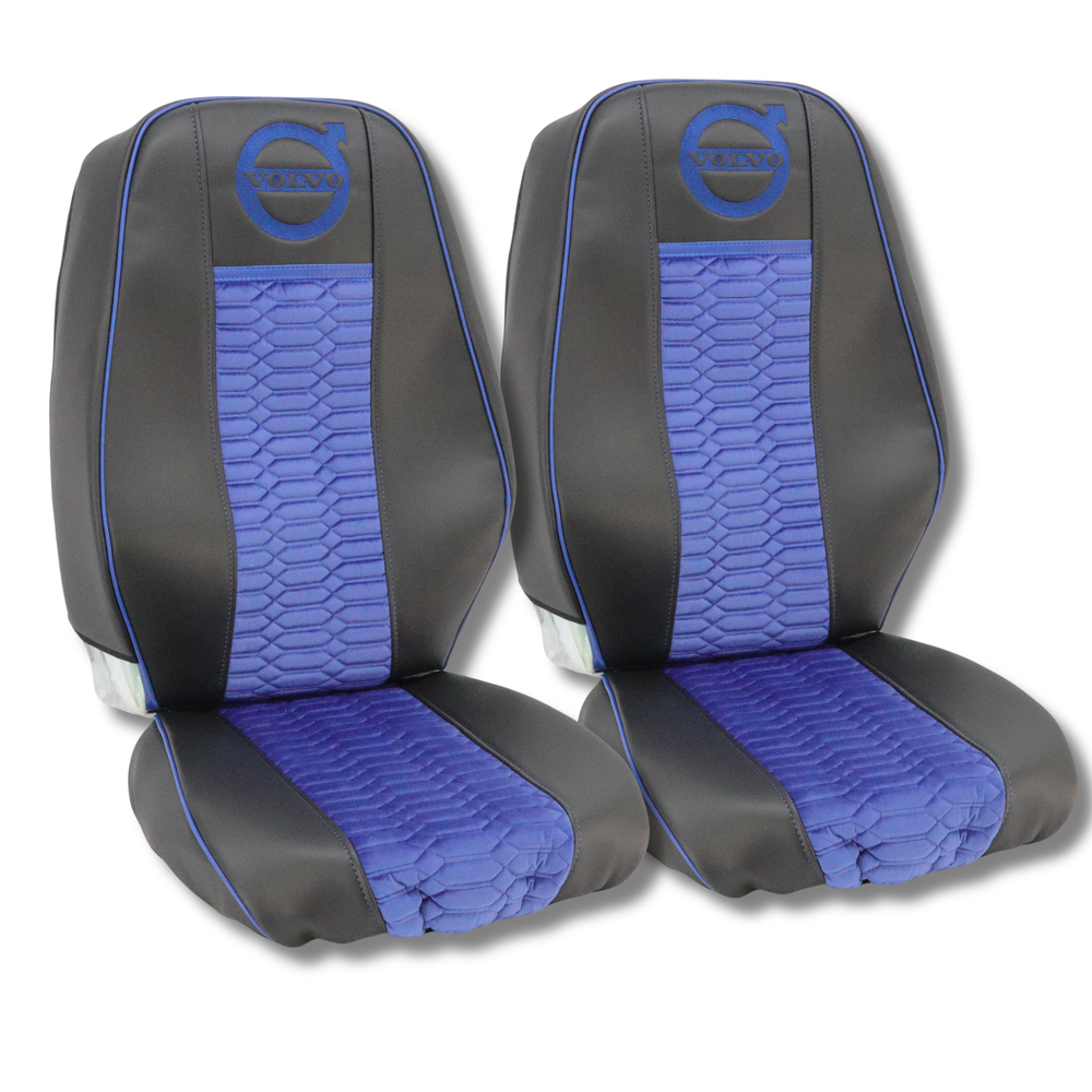 Чехол на сиденья KADIFE Велюр+Экокожа VOLVO FH FM (2002-2013) черная кожа-синий велюр(с подголовниками) Чехол на сиденья KADIFE Велюр+Экокожа VOLVO FH FM (2002-2013) черная кожа-синий велюр(с подголовниками)