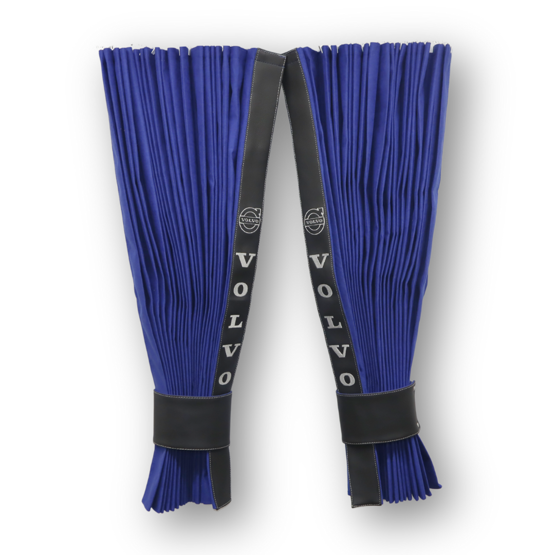 Штори Рогожка "Bow Folds" VOLVO нічні сині Штори Рогожка "Bow Folds" VOLVO нічні сині