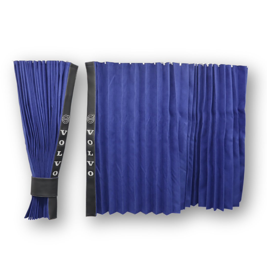 Штори Рогожка "Bow Folds" VOLVO нічні сині Штори Рогожка "Bow Folds" VOLVO нічні сині