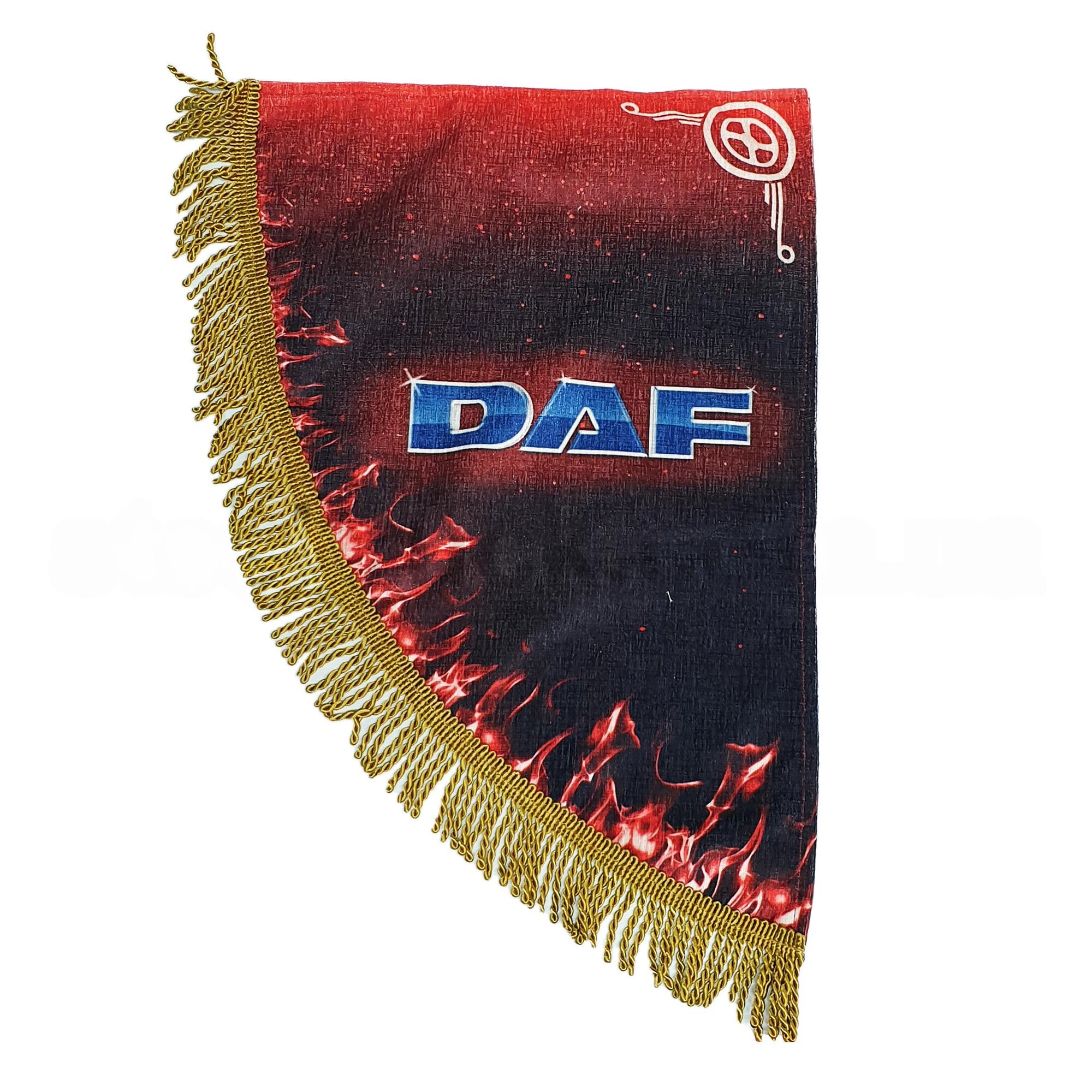 Шторка комп. DAF красная