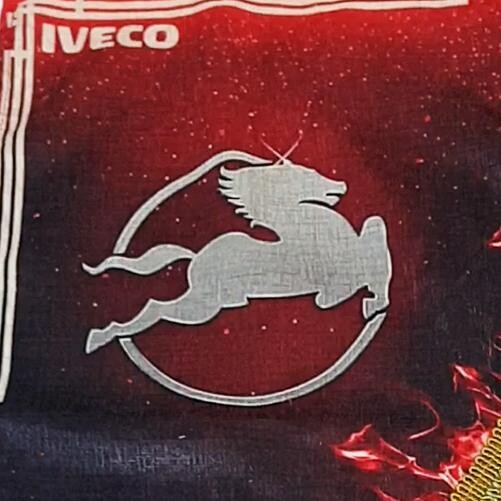 Шторка комп. IVECO красная