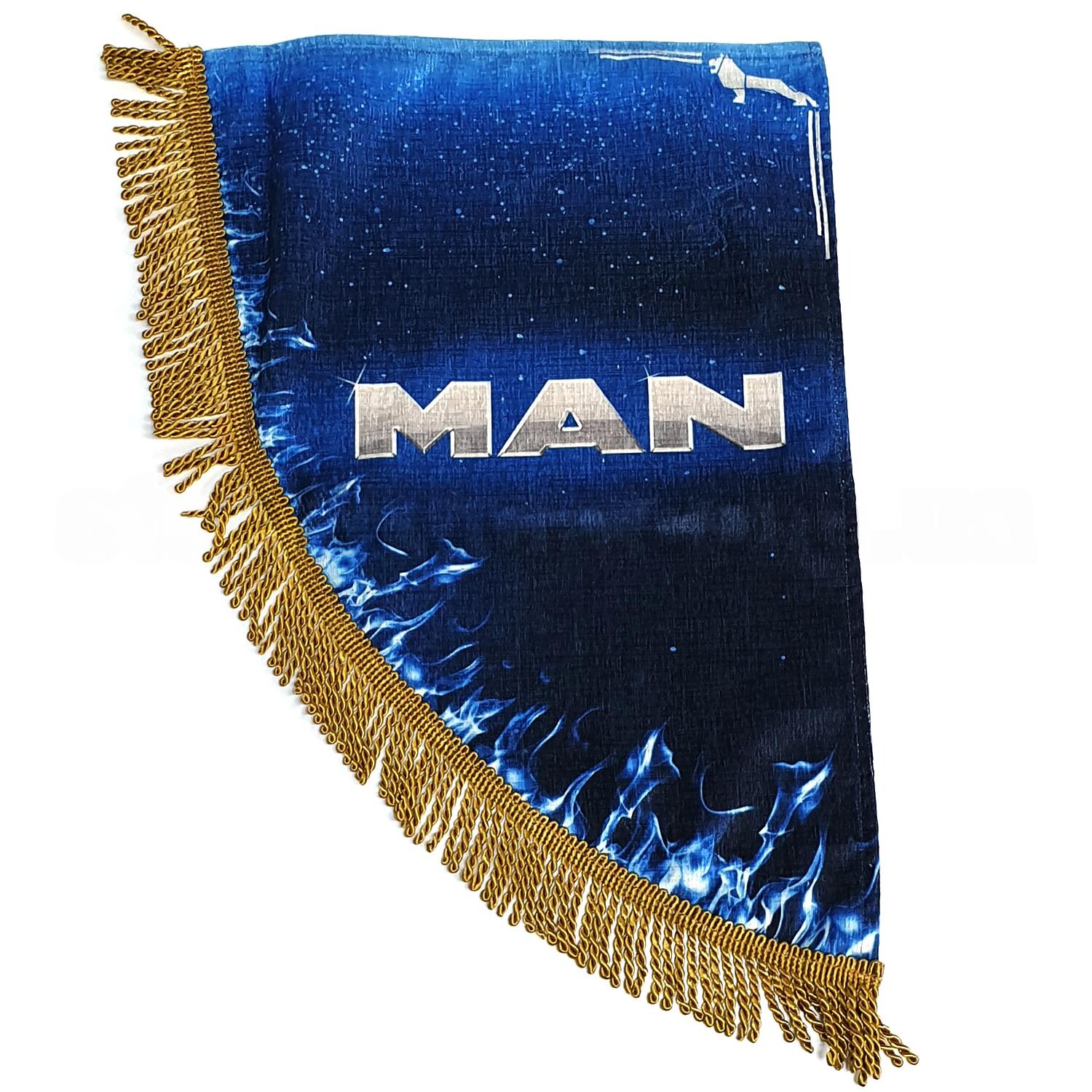 Шторка комп. MAN синяя