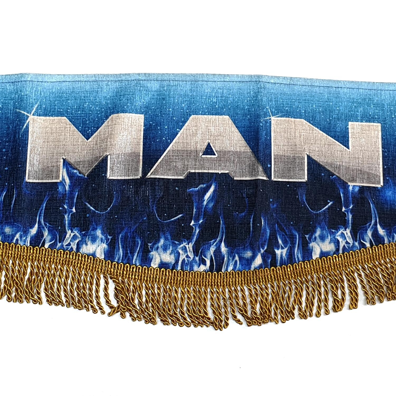 Шторка комп. MAN синяя