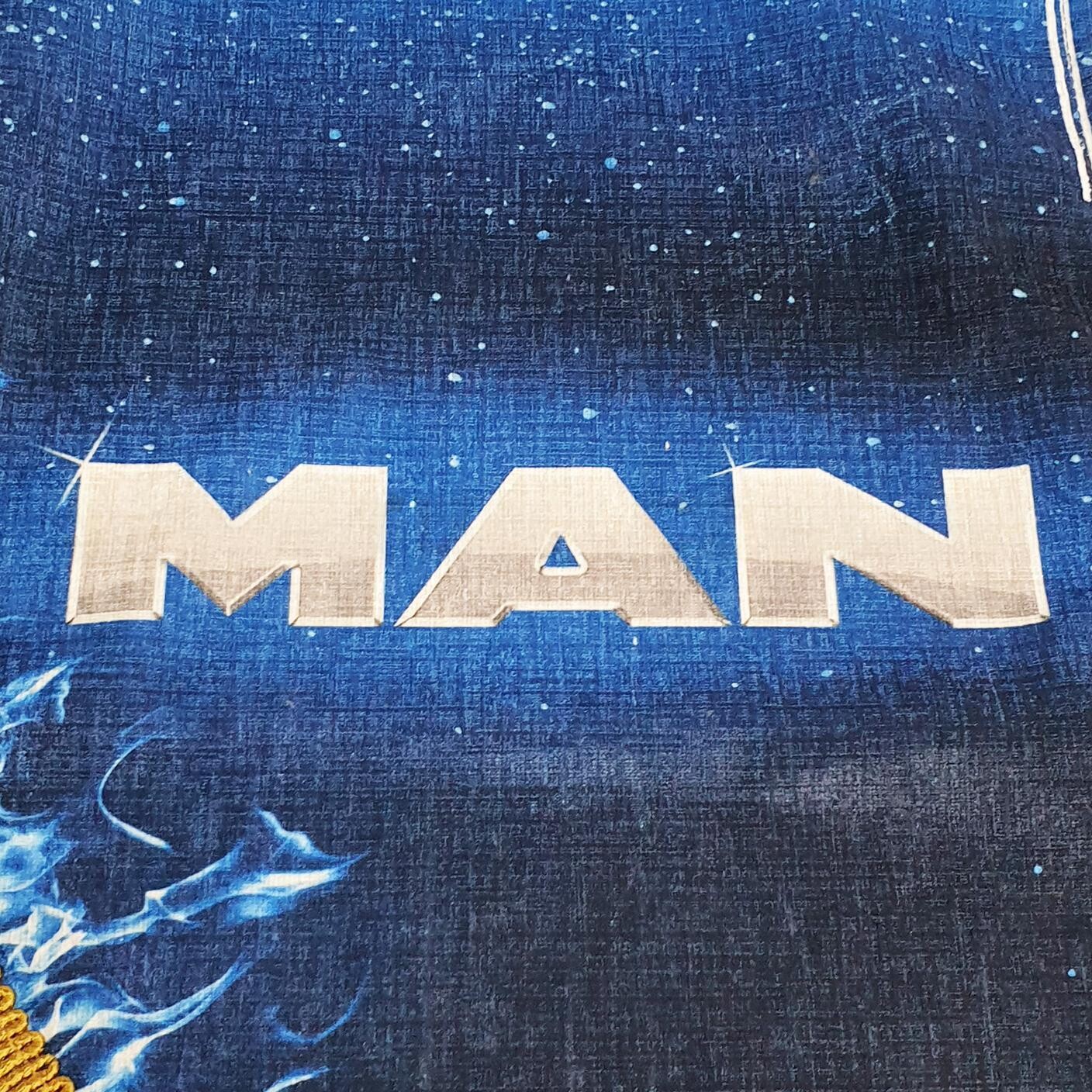 Шторка комп. MAN синяя