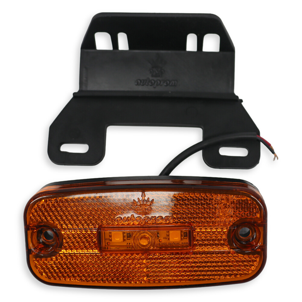 Ліхтар габаритний діодний жовтий \з кріпленням, 3 діода\ GERAY\ Ліхтар габаритний діодний жовтий \з кріпленням, 3 діода\ GERAY\