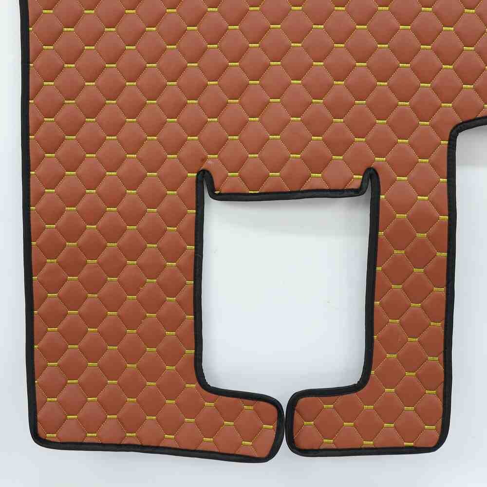 Коврик Экокожа RENAULT Magnum 1996-2013; МКПП, коричневый, АСП