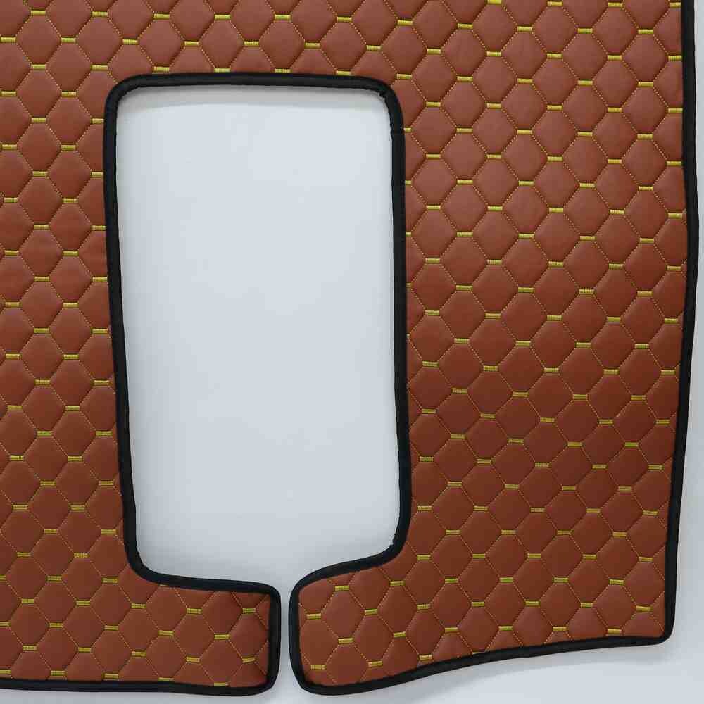 Коврик Экокожа RENAULT Magnum 1996-2013; МКПП, коричневый, АСП