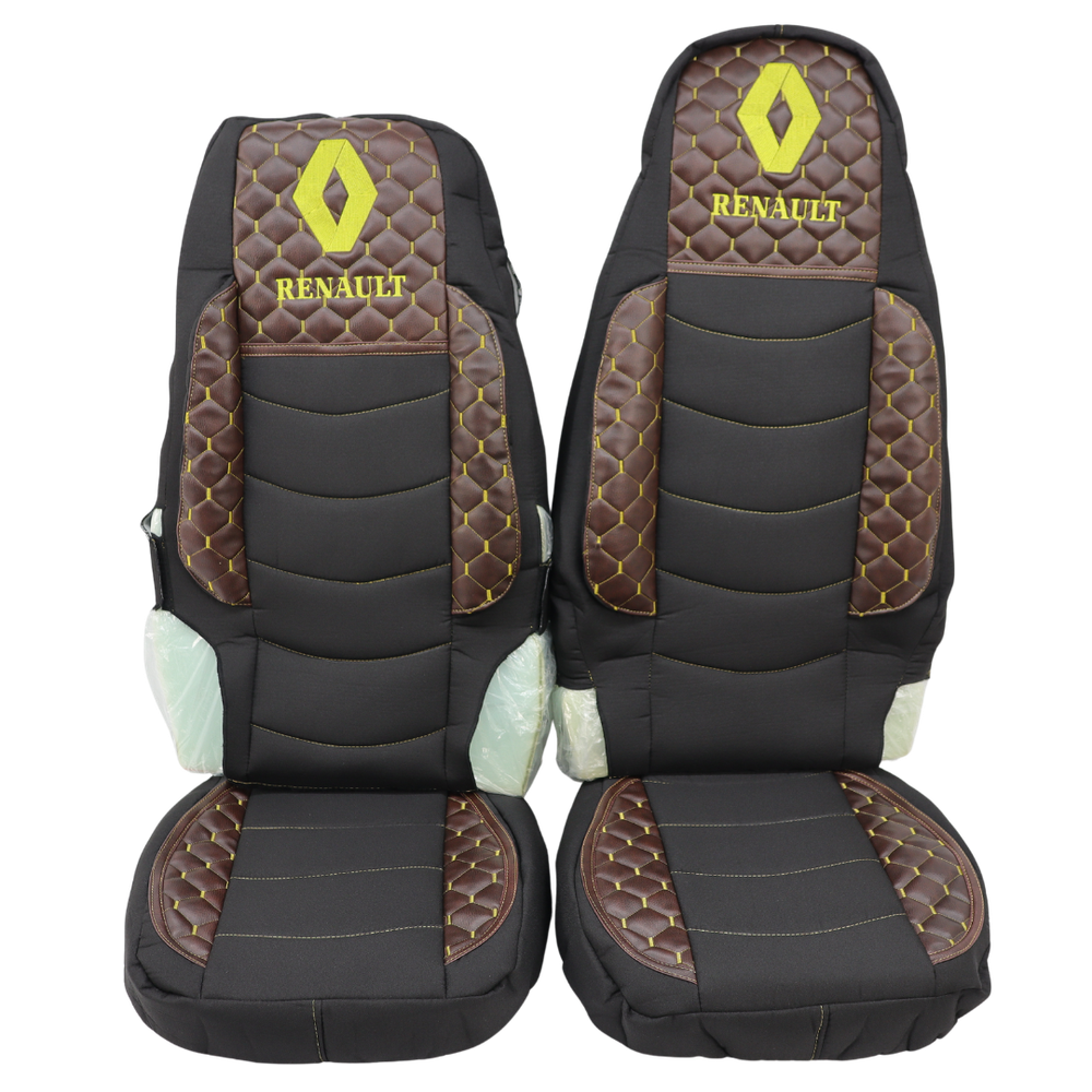 Чехол на сиденья KILIFI Renault Magnum, трасформер пассажирское сидение, коричневый Чехол на сиденья KILIFI Renault Magnum, трасформер пассажирское сидение, коричневый