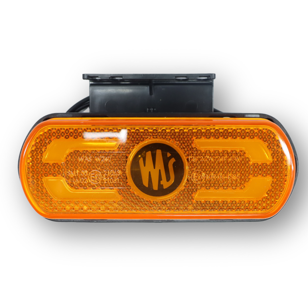 Ліхтар габаритний діодний жовтий 12-24 V \з кріпленням\ WAS Ліхтар габаритний діодний жовтий 12-24 V \з кріпленням\ WAS