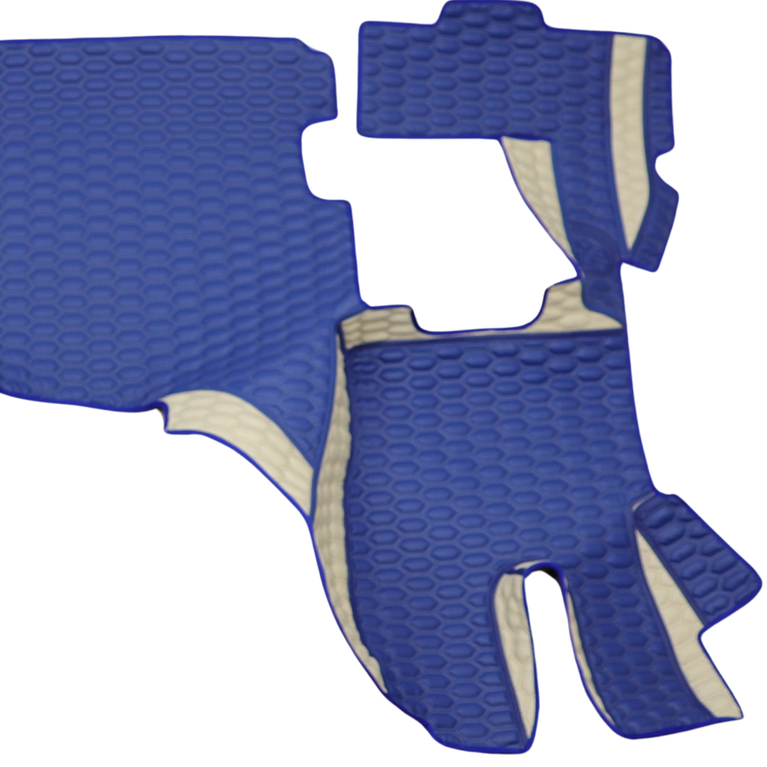 Килимок 3D Екошкіра DAF XF106 з 2013; АКПП, синій Килимок 3D Екошкіра DAF XF106 з 2013; АКПП, синій