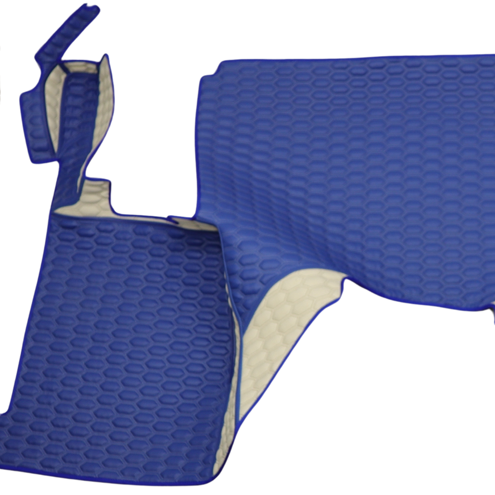 Килимок 3D Екошкіра DAF XF106 з 2013; АКПП, синій Килимок 3D Екошкіра DAF XF106 з 2013; АКПП, синій