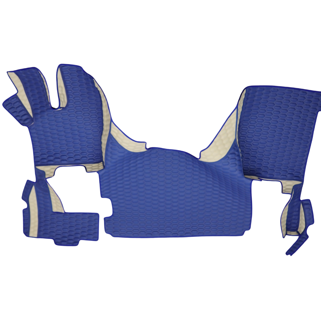 Килимок 3D Екошкіра DAF XF106 з 2013; АКПП, синій Килимок 3D Екошкіра DAF XF106 з 2013; АКПП, синій