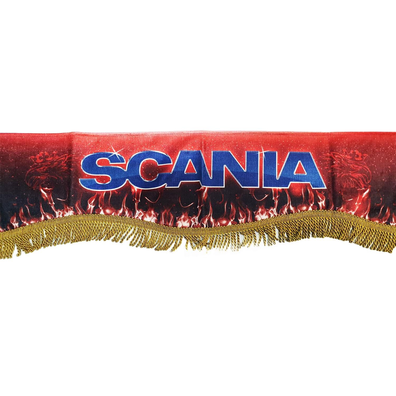 Шторка комп. SCANIA красная