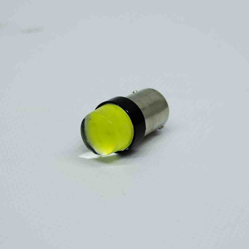 Лампочка LED COB-2 SILICONE FLASH 24V  белая \ стробоскоп BA15s