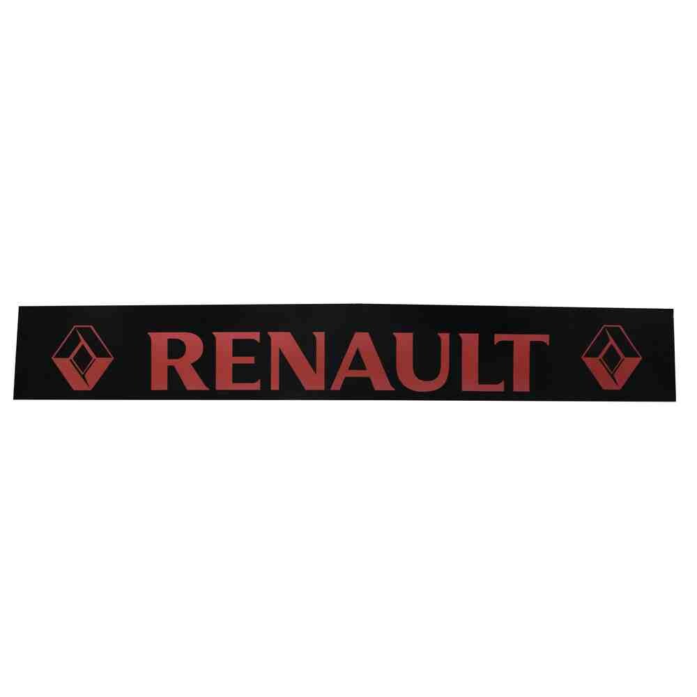 Брызговик с накаткой "метла" RENAULT  красный