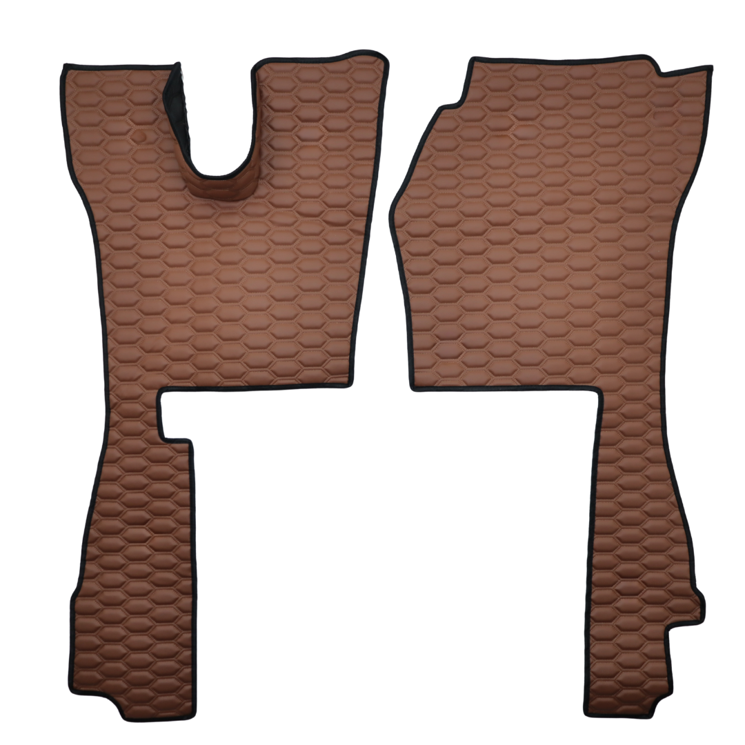 Коврик Экокожа SCANIA R 2014-2016; рестайлинг 2017; АКПП, коричневый, Коврик Экокожа SCANIA R 2014-2016; рестайлинг 2017; АКПП, коричневый,