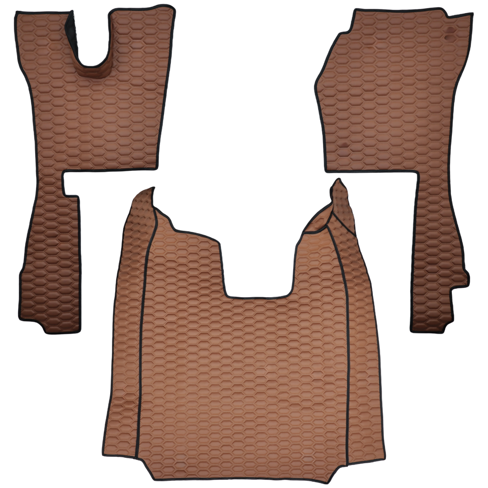 Коврик Экокожа SCANIA R 2014-2016; рестайлинг 2017; АКПП, коричневый, Коврик Экокожа SCANIA R 2014-2016; рестайлинг 2017; АКПП, коричневый,