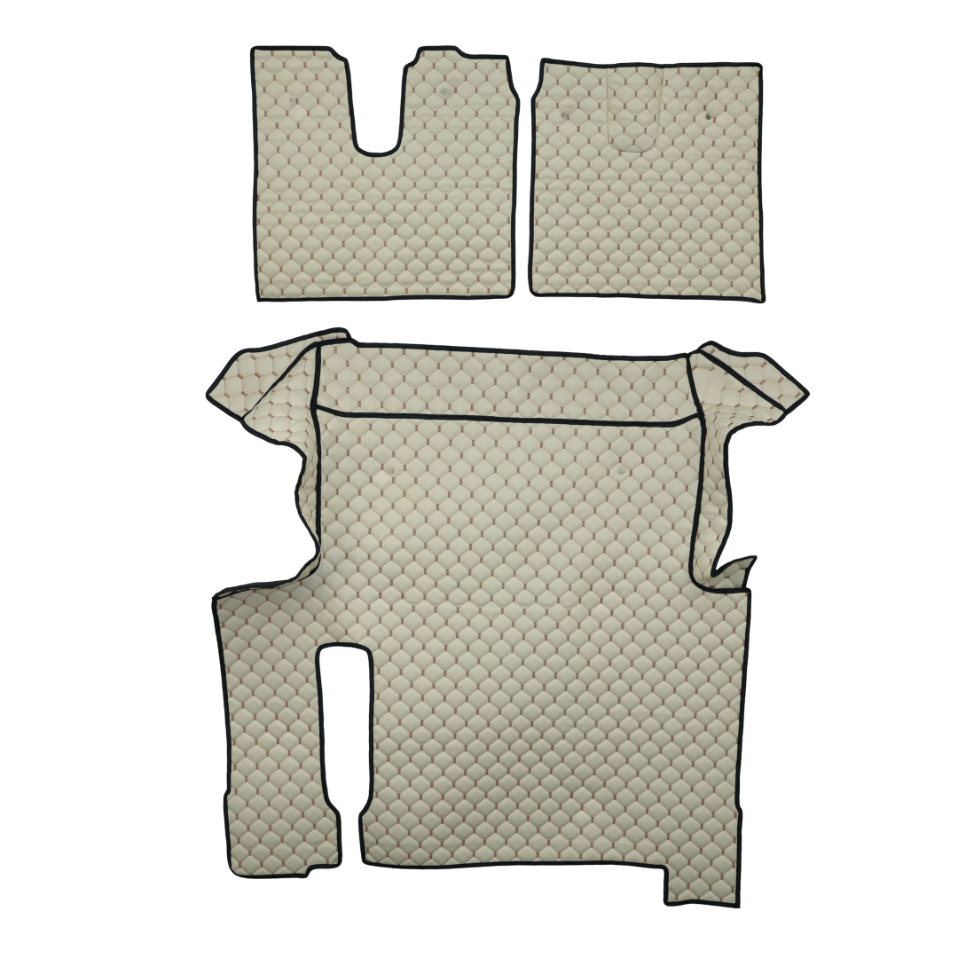 Килимок Екошкіра MAN TGX 2017-2020; 1ящ., АКПП, бежевий, Килимок Екошкіра MAN TGX 2017-2020; 1ящ., АКПП, бежевий,