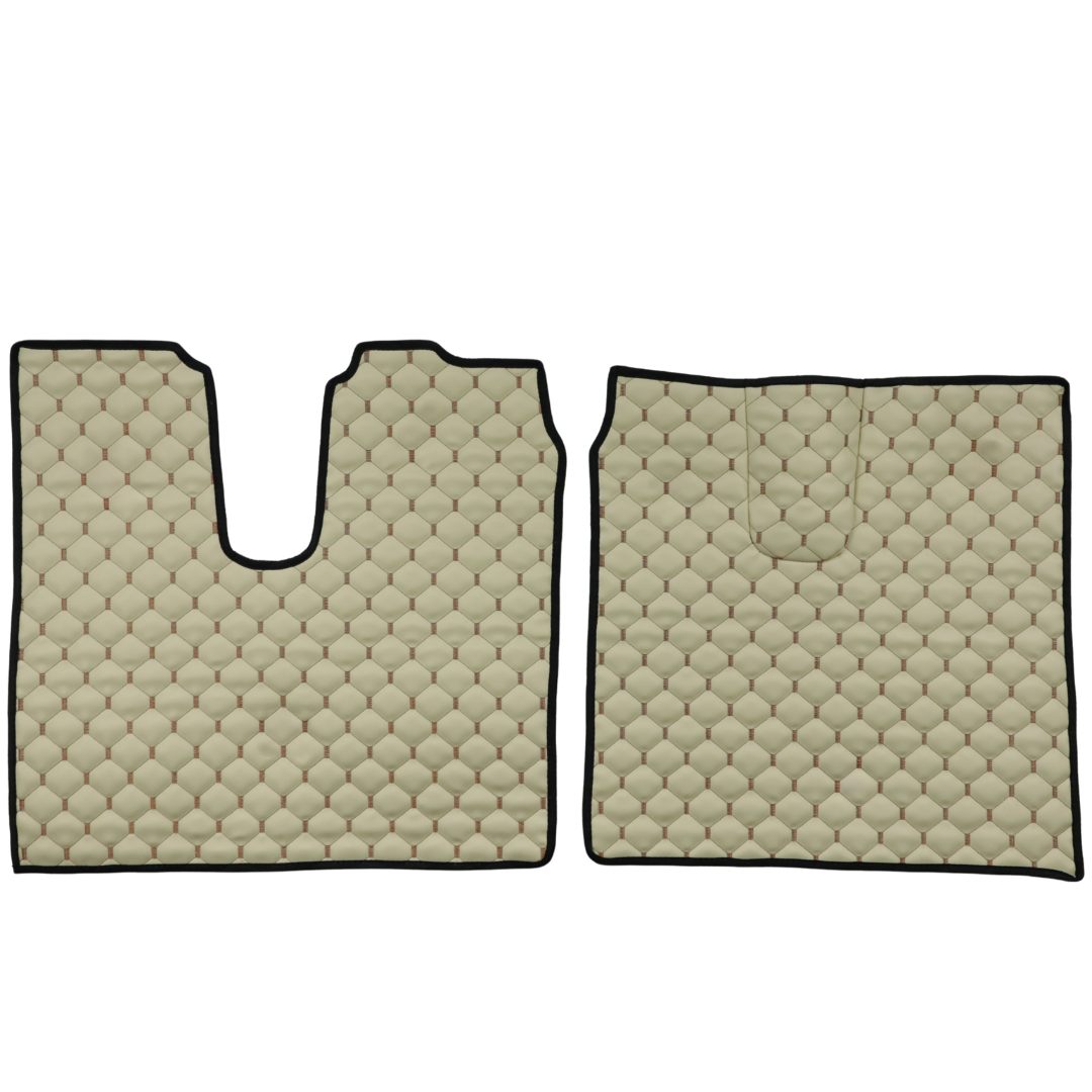 Килимок Екошкіра MAN TGX 2017-2020; 1ящ., АКПП, бежевий, Килимок Екошкіра MAN TGX 2017-2020; 1ящ., АКПП, бежевий,