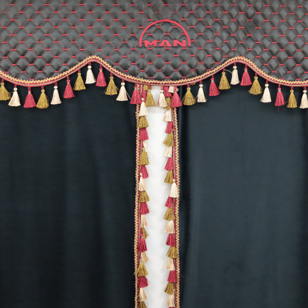 Шторка Екошкіра Pergam MAN спальника чорна Шторка Екошкіра Pergam MAN спальника чорна