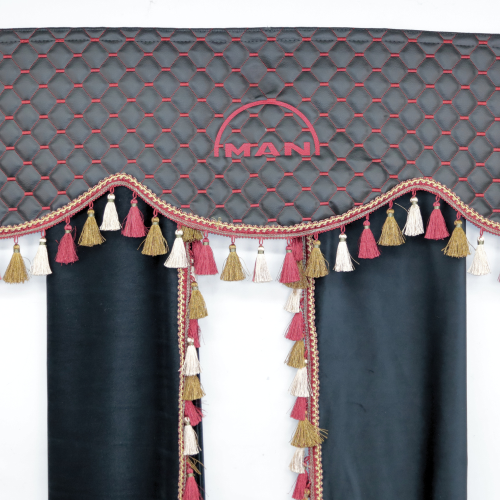 Шторка Екошкіра Pergam MAN спальника чорна Шторка Екошкіра Pergam MAN спальника чорна