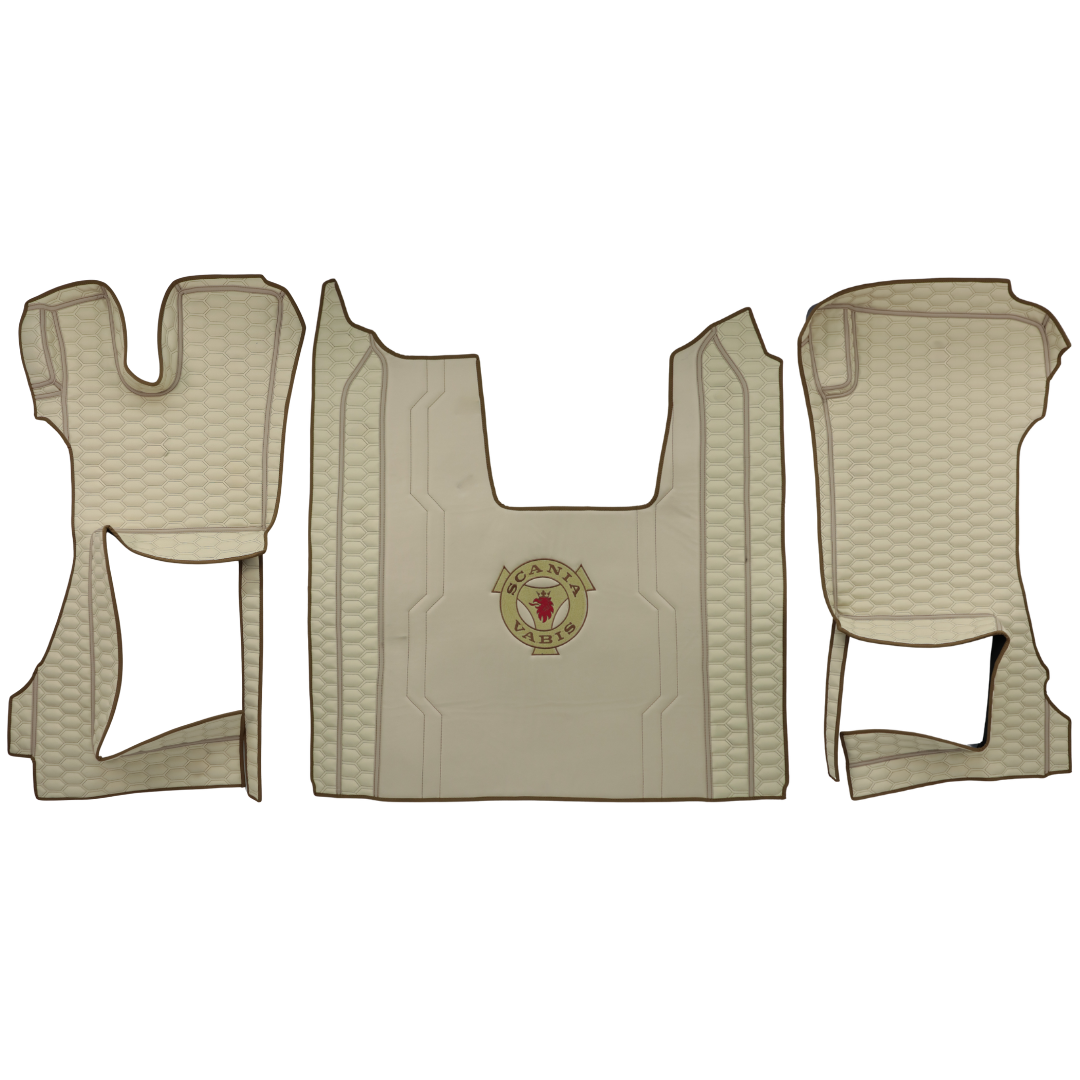 Коврик 3D Экокожа SCANIA R c 2017; АКПП, бежевый, Коврик 3D Экокожа SCANIA R c 2017; АКПП, бежевый,