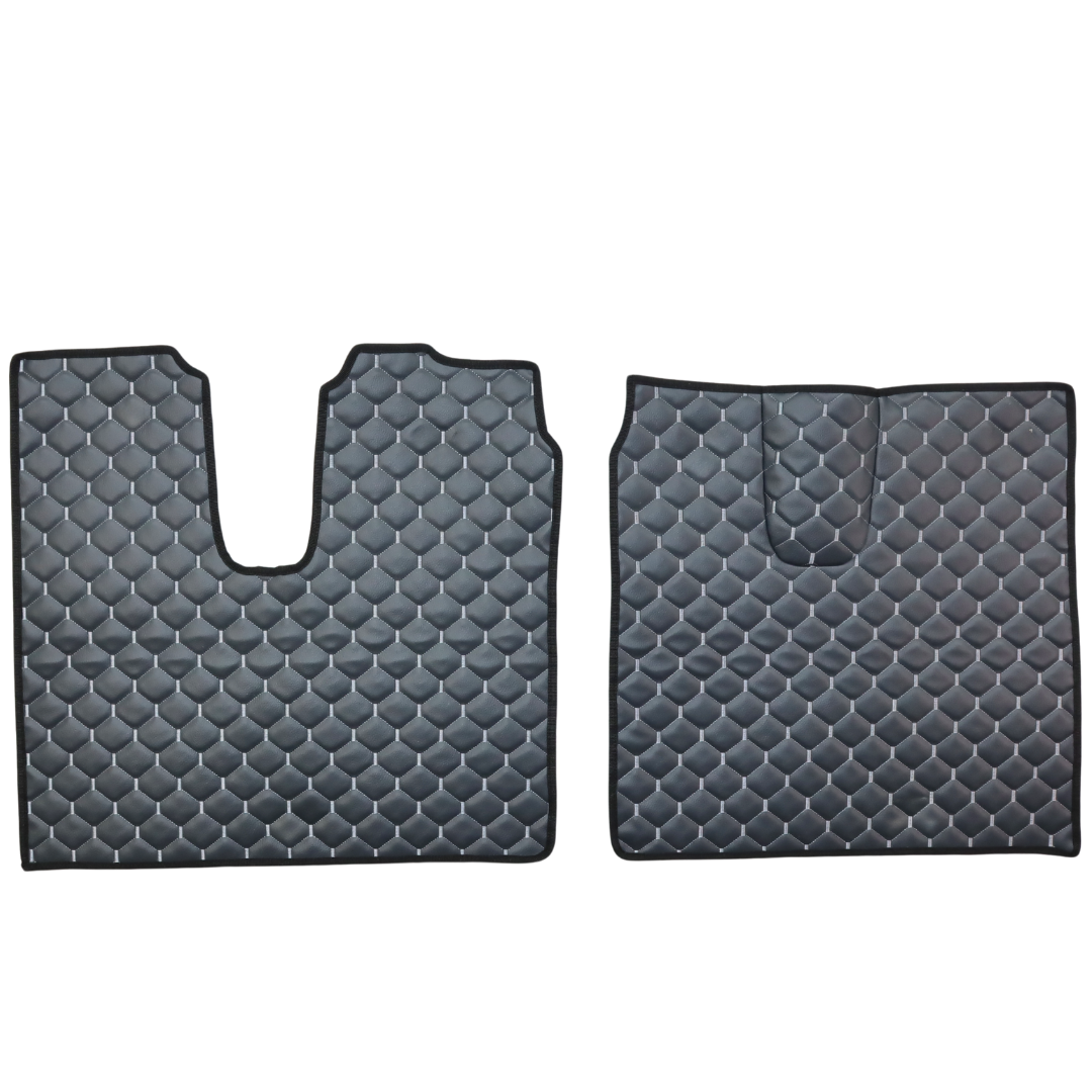 Килимок Екошкіра MAN TGX 2017-2020; 1ящ.,АКПП, сірий,АСП