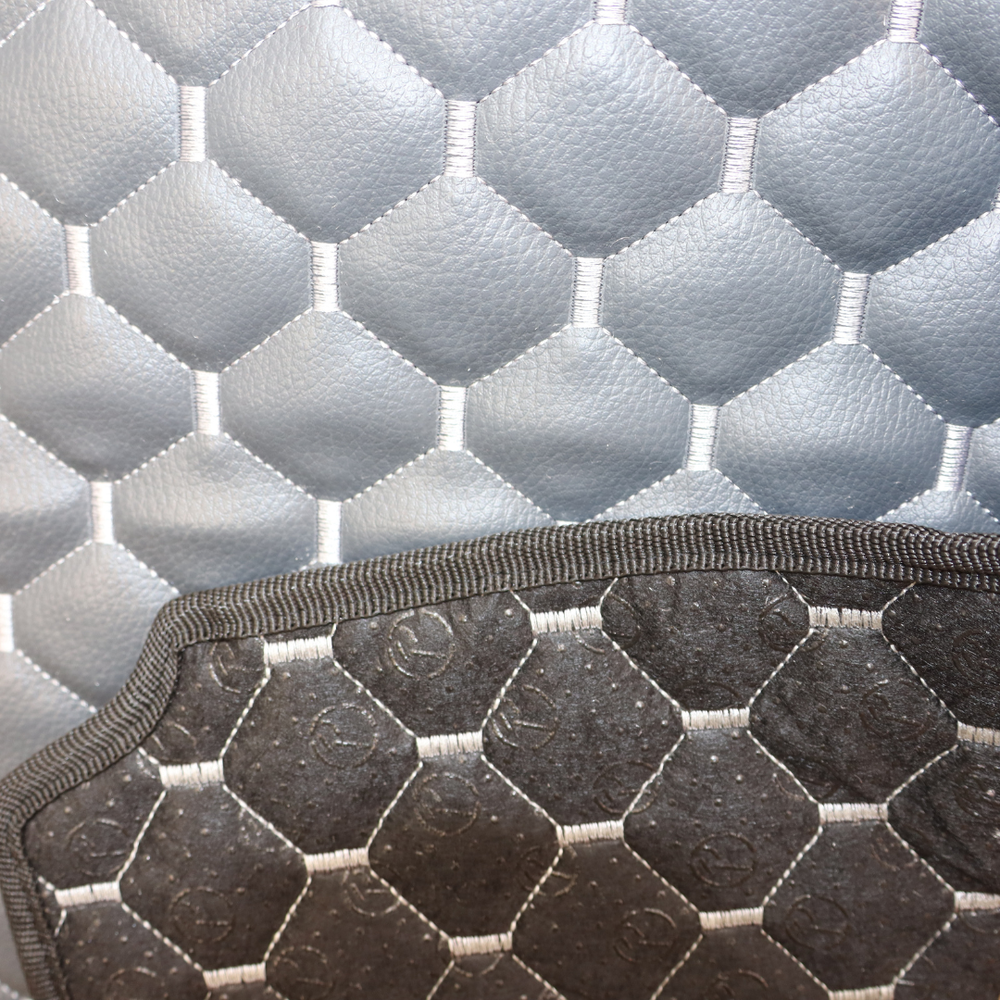 Килимок Екошкіра MAN TGX 2017-2020; 1ящ.,АКПП, сірий,АСП