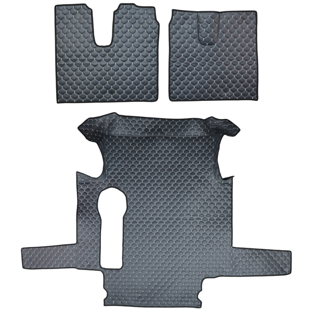 Килимок Екошкіра MAN TGX 2017-2020; 1ящ.,АКПП, сірий,АСП