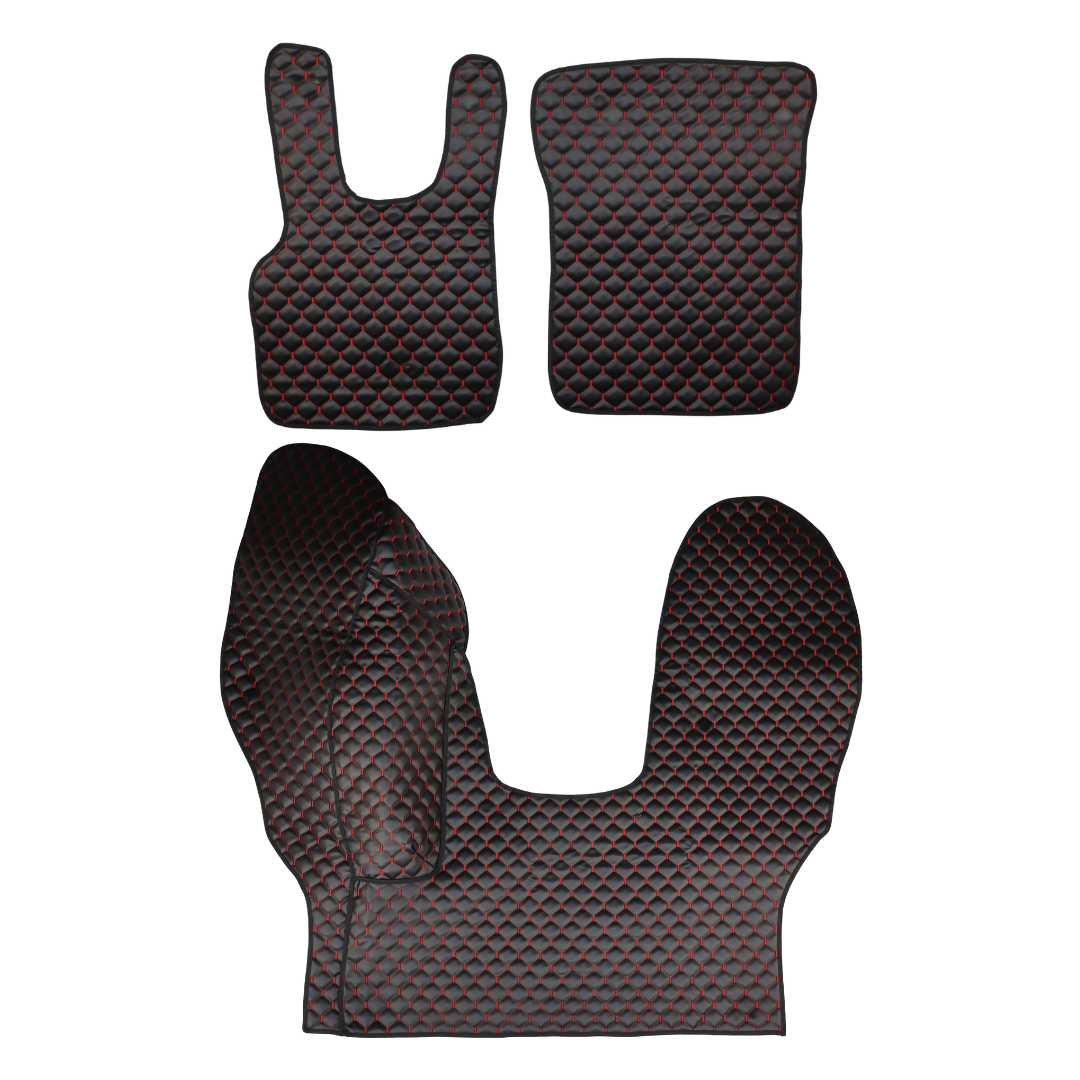 Коврик Экокожа DAF CF85 2000-2013; АКПП, черный, Коврик Экокожа DAF CF85 2000-2013; АКПП, черный,