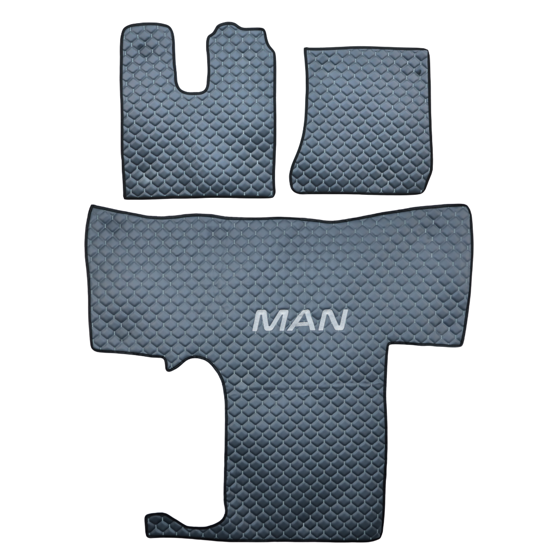 Коврик Экокожа MAN TGL,TGM,TGA узкая кабина серый Коврик Экокожа MAN TGL,TGM,TGA узкая кабина серый
