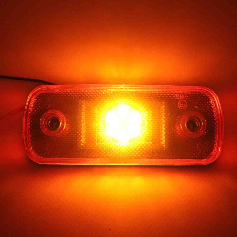 Фонарь габаритный LED 6 желтый 12-24V
